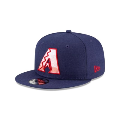 Blue Arizona Diamondbacks Hat - New Era MLB Americana Fade 9FIFTY Snapback Caps USA1870396